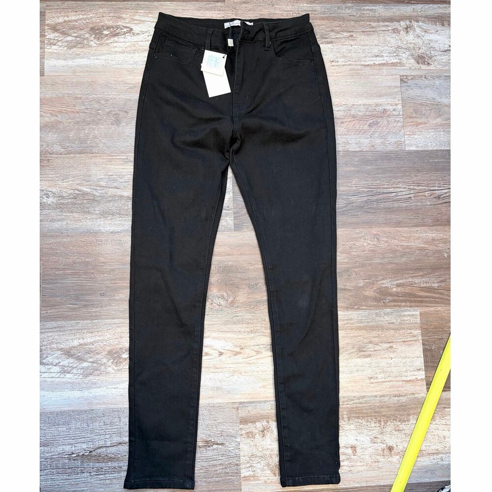 E Gries NEW WITH TAGS black stretch denim pants in size Medium
